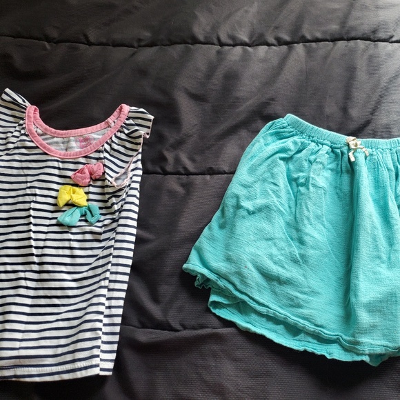 OshKosh B'gosh Other - girl 6x skort stripe top OshKosh B'gosh Other - girl 6x skort stripe top